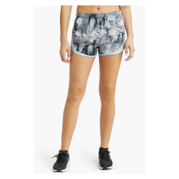 New ~ NIKE Women's Dri-fit Tempo Brief-Lined Printed Running Shorts Size Large